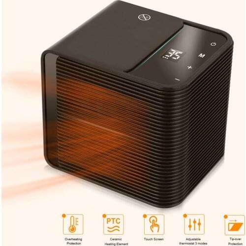 Electric Space Heater 2000W Portable Desktop Heater for Home