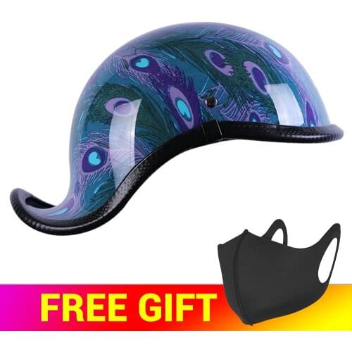HEROBIKER New Motorcycle Helmet Open Face Retro Half Helmet Motorcucle Helmet Motorbike Racing Off Road Helmet Casco Moto Capac