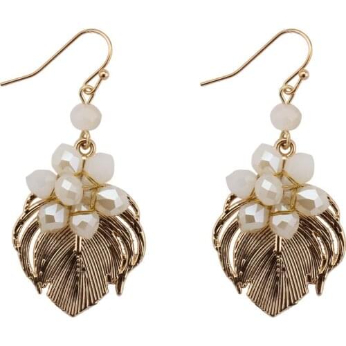Beadsland classic earrings plant glass beads earrings for women Drop Earrings fashion gift