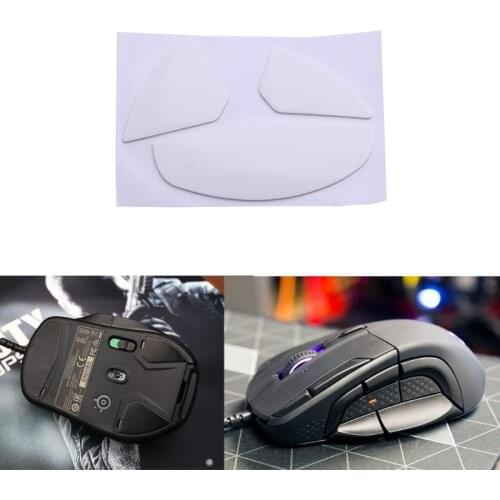 Mouse Skates Pads 1Pack White Rounded Curved Edges Mouse Feet Replacement Compatible with Steel Serie RIVAL 500 Mouse