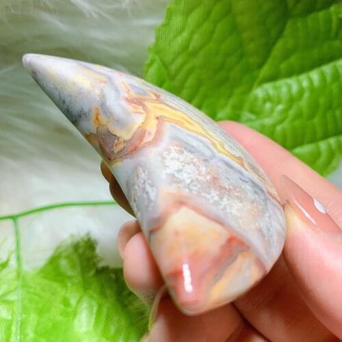 Crazy lace agate moon 2298