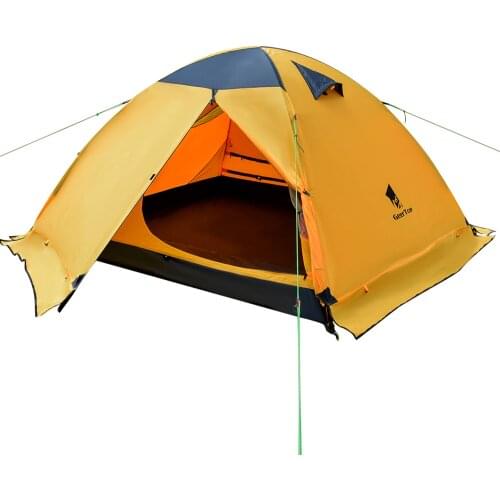 GeerTop Camping Tent 3 Person 4 Season Durable Ultralight Waterproof Double Layer Tents Outdoor Hiking Climbing Travel Tourism