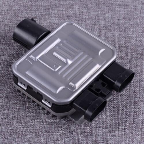 DWCX 2 Pins Black Engineer Radiator Cooling Fan Control Module Relay 7T43-8C609-BA Fit for Volvo S60 Ford Galaxy Land Rover