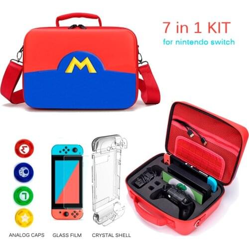 Shoulder Bag for Nintend Switch Game Player Carrying Case for Joy-con Switch Pro Console Accessories Large Capacity Storage Box