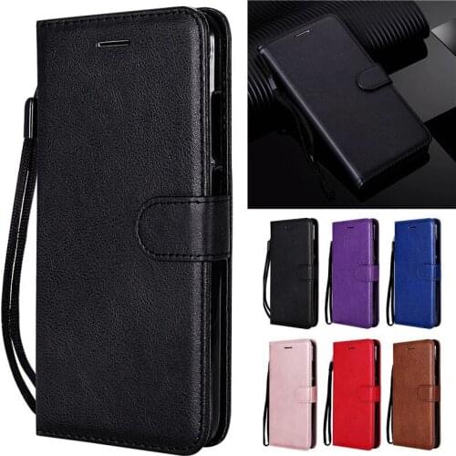 New OPPO A5S PU Case on for Fundas OPPO A5s Cover Oppo A 5S A3s A5 A7 A1K Realme C2 C1 Case Simple Flip Wallet Phone Cases Etui