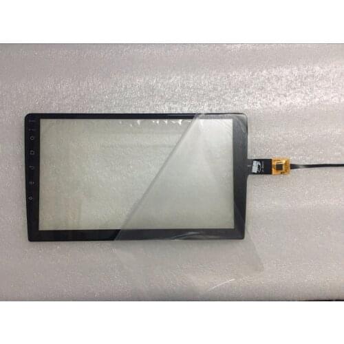 New 9 inch 229MM*130MM 10.2 " inch 252MM*147MM capacitive touch screen for car DVD GPS JY-R9015 R9014 2.5d with radian and slot