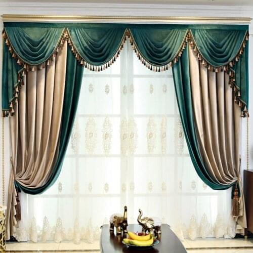 The New Solid Color Shading Italian Velvet Curtains Stylish Minimalist Living Room Bedroom Curtains