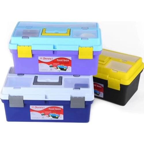 Home Storage Tool Box Cabinet Organizer Plastic Professional Tool Box Multifunction Caixa Organizadora Garage Storage EA60GX