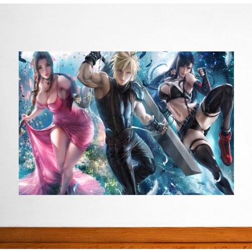 Final fantasy Game poster cartoon Poster Canvas Paintings Wall Art for Home Decor sexy anime poster anime decor Paintings