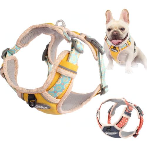 Dog Harness No Pull Reflective Dog Vest Adjustable Pet Harness For Small Large Dogs Running Training French Bulldog Corgi