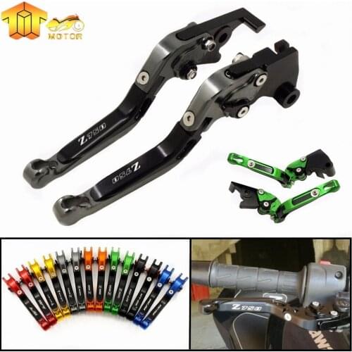 CK CATTLE KING Logo For Kawasaki Z750 Z 750 (not Z750S model) 2004 2005 2006 2007 2008 CNC Folding&Extending Motorcycle Brake