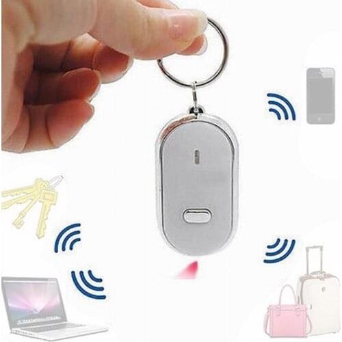 LED Smart Key Finder Sound Control Alarm Anti lost Child Pet Locator Tag Keychain Tracker Find Keys Bag Q5L6