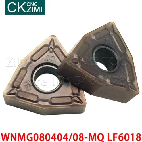 10PC WNMG080404-MQ WNMG080408-MQ WNMG431-MQ WNMG432-MQ LF6018 Carbide Turning Inserts lathe cutter CNC tools for stainless steel