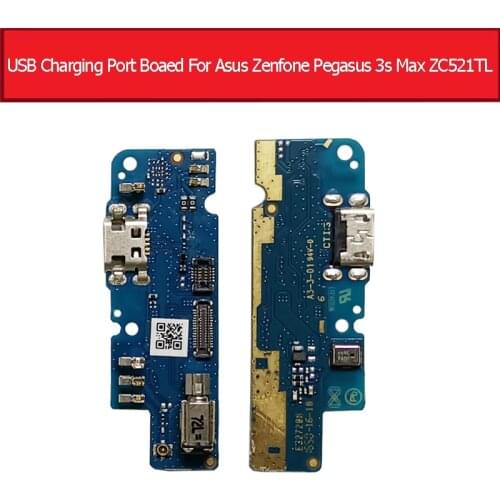 USB Charging Jack Port Board For Asus Zenfone 3S Max ZC521TL/X00GD Microphone Micro Dock Plug Connector Board Replacement Parts