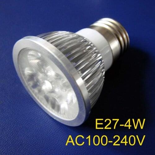 High quality E27 led 4w LED spotlight, high power led E27 4w spotlights,E27 led lamp 4w (free shipping 20pcs/lot)