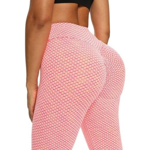 Honeycomb Jacquard Yoga Pants Joggers Women Gym Yoga Leggings Sport Women Fitness Stretchy Pants High Waist Running Trousers