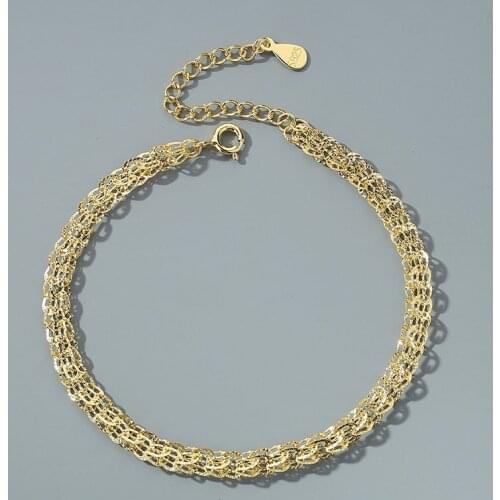 Morivovog Sterling 925 Silver Gypsophila Chain Bracelets for Women Elegant Minimalist Statement Bracelets Girls Luxury Jewelry