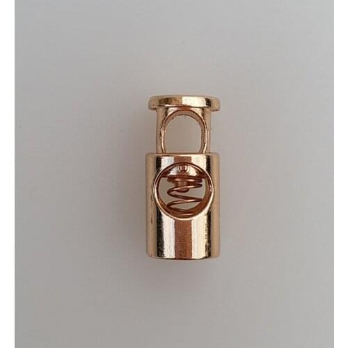 10pcs Cord Stopper Lock End Toggles Spring Loaded Fasteners For Drawstring