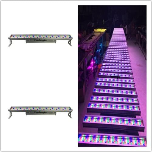 12 pieces projector wash rgbw led ip65 led bar fixture wall 72x3w waterproof dmx led wall rgbw