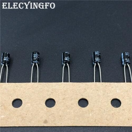 20pcs 3.3uF 35V3.3uf SANYO 3x5mm Small size Low profile 35V3.3uF Aluminum Electrolytic Capacitors