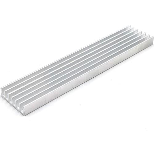 2PCS 100x20x6mm Strip Aluminum Heatsink for COB LED Bar Light Radiator 100mm 10CM Heat Sink Board 2cm Width Hot Dissipation