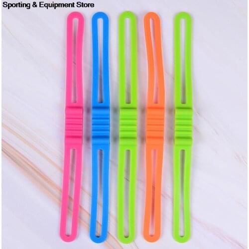 5Pcs Bicycle Handlebar Tape Bicycle Light Holder Strap Band Phone Fixing Elastic Tie Rope Cycle Bandages Bike Accessories