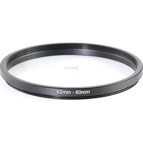 62mm-60mm 62-60 mm 62 to 60 Step down Filter Ring Adapter for canon nikon pentax sony camera cap hood
