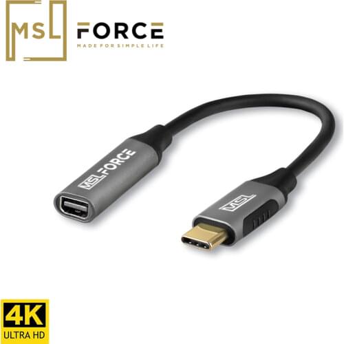 USB Type C mini DisplayPort Adapter 4K60HZ Mini DP for Apple LED Cinema Displays with mini Displayport (24-inch and 27-inch)