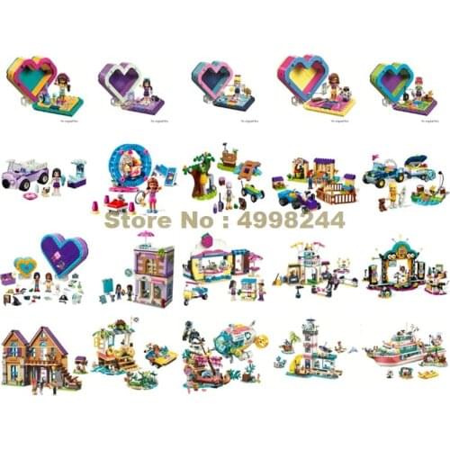 Girl love heart box car farm art studio cafe horse cottage undersea dolphin lighthouse cruiser ship Toy