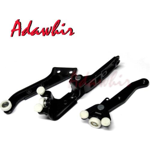 FOR VW T5 TRANSPORTER RIGHT SLIDING DOOR ROLLER ARM GUIDE MOUNT SET 7H0843436B 7H0843398H 7H0843336C