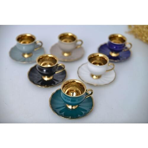 Acar Morpheus Porcelain Turkish coffee Cup Pad nice looking Turkish coffee and ideal for normal coffee made in turkey