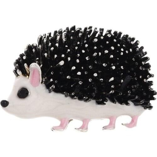 And the United States the new animal brooches clothing high end vintage hedgehog drip enamel brooch pin cartoon animals