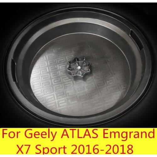 Trunk storage box trunk storage box backup tire box storage box car Accessories For Geely ATLAS Emgrand X7 Sport 2016-2018
