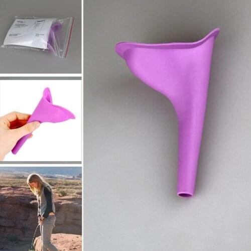 Creative Women Urinal Soft Silicone Urination Device Travel Outdoor Camping Stand Up Pee Female Urine Toilet