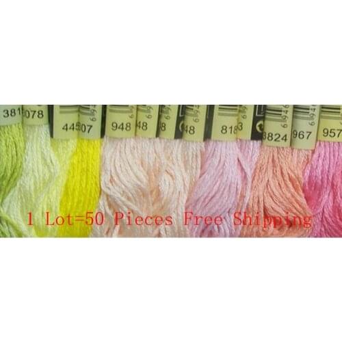 Best Choice Similar DMC Cross Stitch Thread Skein Cotton Thread Free Shipping