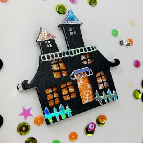Haunted House Shaker Metal Cutting Dies Stencils for DIY Scrapbooking photo album Decorative Embossing DIY Paper Cards