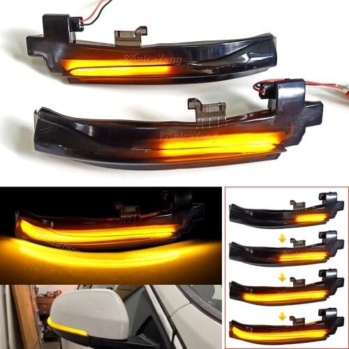 LED Dynamic Turn Signal Light Mirror Blinker Indicator For Volvo V40 CC 2013-2019 S60 V60 Cross Country 2011-2018 V70 III S80
