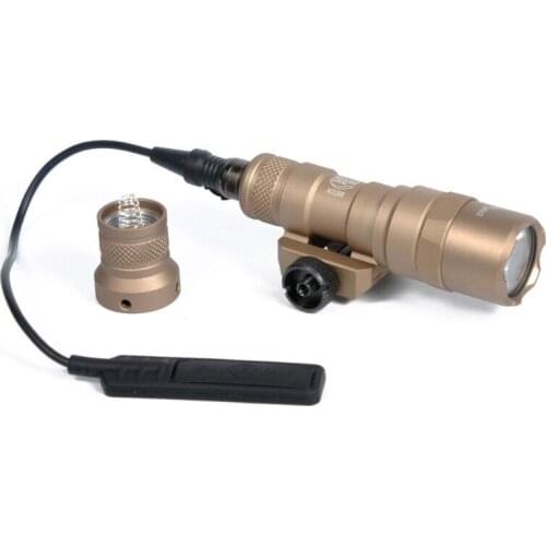 Tactical Flashlight 400 Lumen with Flashlight Mount Remote Switch Oudoor Hunting Gun White LED Hunting Flashlight Weapon Light