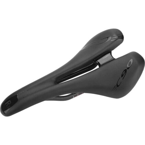 Carbon + PU Leather Bicycle Saddle For Mountain Road Cycling Hollowed Seat Pad Road Bike Mountain Bike Seat Cushion