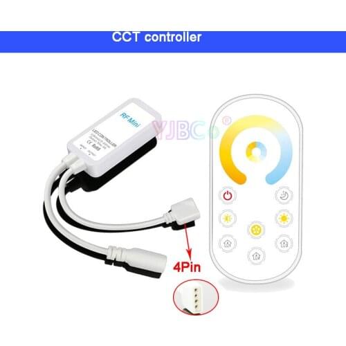 Ultrathin RF LED Strip Controller Full Touch Remote 3528 5050 single color RGB RGBW RGB CCT LED Light Strip dimmer DC5-24V 144W