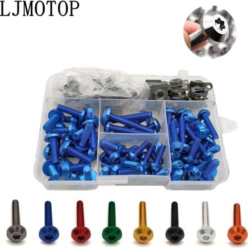 For Honda CRM 250R CRF450R 250X 450X 230F CR125R 450R CR80R 85R Motorcycle Fairing Bolt Nuts Kit Body Fastener Screws