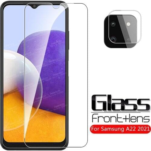 Camera Tempered Glass For Samsung Galaxy A22 5G Screen Protector Sumsung A 22 SM-A226B 6.6" Phone Cover Safety Protective Film