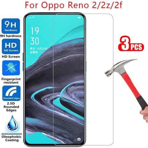 Protective tempered glass for oppo reno 2z 2f 2 screen protector on reno2 z f z2 f2 reno2z reno2f safety film opporeno remo ren
