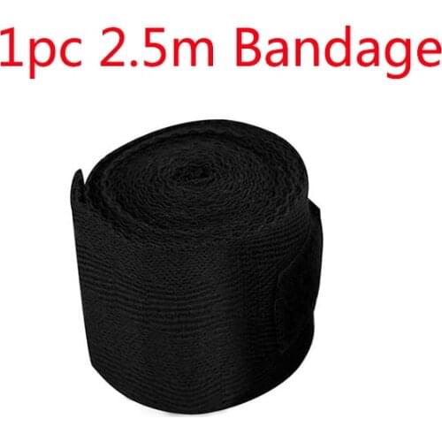 1pc 2.5m Cotton Bandage Boxing Wrist Bandage Hand Wrap Combat Protect Boxing Kickboxing Muay Thai Handwraps Training Gloves