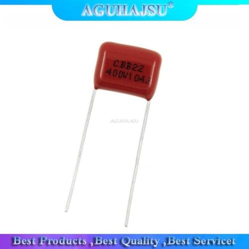 10PCS 400V104J Pitch 10mm 0.1UF 100NF 400V 104 CBB Polypropylene film capacitor new