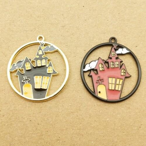 10pcs 21x24mm castle charm for jewelry making and crafting earring pendant bracelet and necklace charm