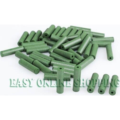 100Pcs Green Dental Lab Silicone Rubber Polishing Burs Polishers New