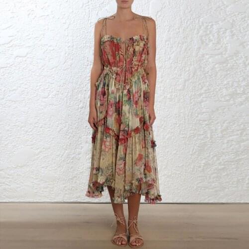 2018 Fashion Backless Strap Boho Dress Long Sleeveless Shivering Maxi Dresses Boho Casual Loose Beach Dress