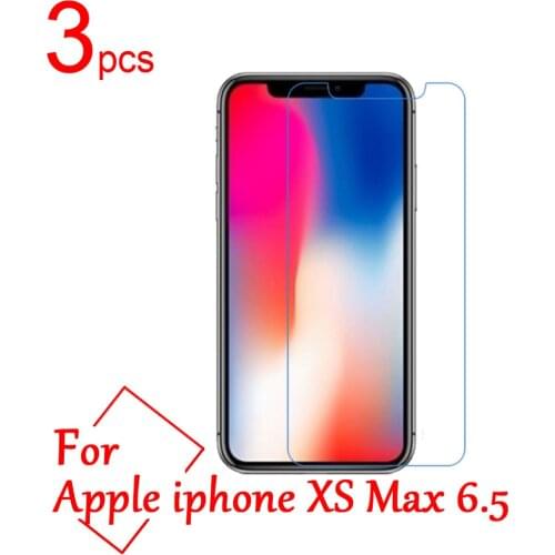 3pcs Ultra Clear/Matte/Nano anti-Explosion LCD Screen Protector Cover For iphone XS XR XS Max 5.8 6.1 6.5 Protective Film +Cloth