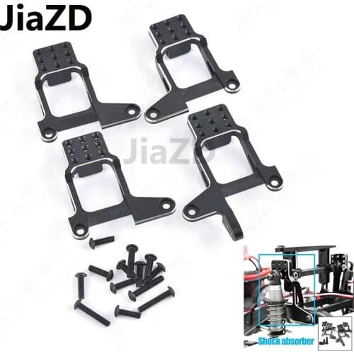 4PCS Aluminium Alloy Front & Rear Shock Towers Mount for 1/10 RC Crawler TRX-4 TRX4 8216 Upgrade Parts RC Car Accessories F04